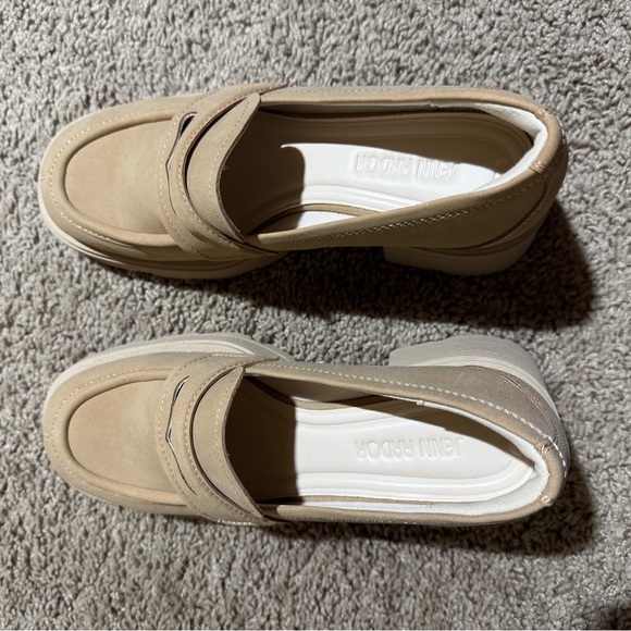Jenn Ardor women's chunky platform loafers 7 - Picture 4 of 8